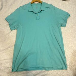 Large Teal Old Navy cotton polo